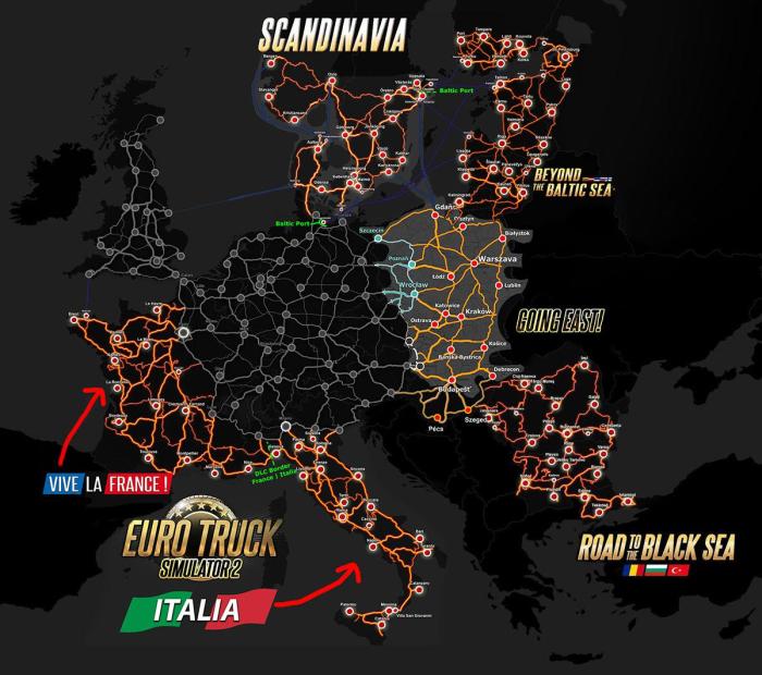 DLC Map Jatra ETS2: Jelajahi Peta Baru dengan DLC Terbaru