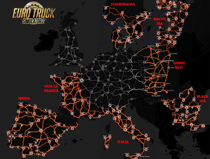 DLC Map Jatra ETS2: Jelajahi Peta Baru dengan DLC Terbaru